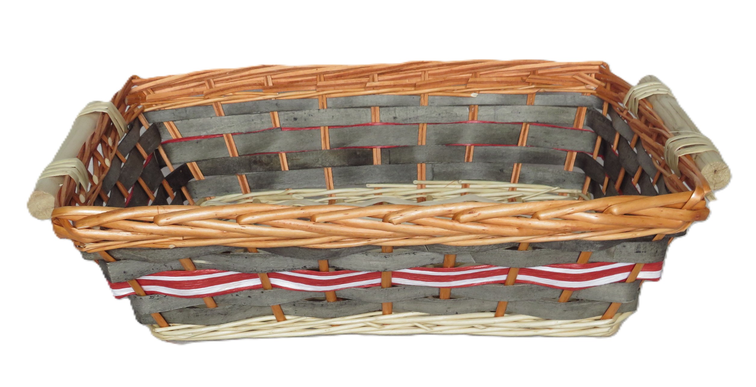 cesto vimini rettangolare cm 55x38x13 H art 2572