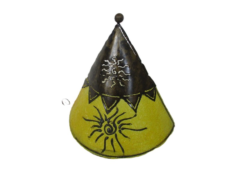 apliques in metallo e resina  e resina giallo