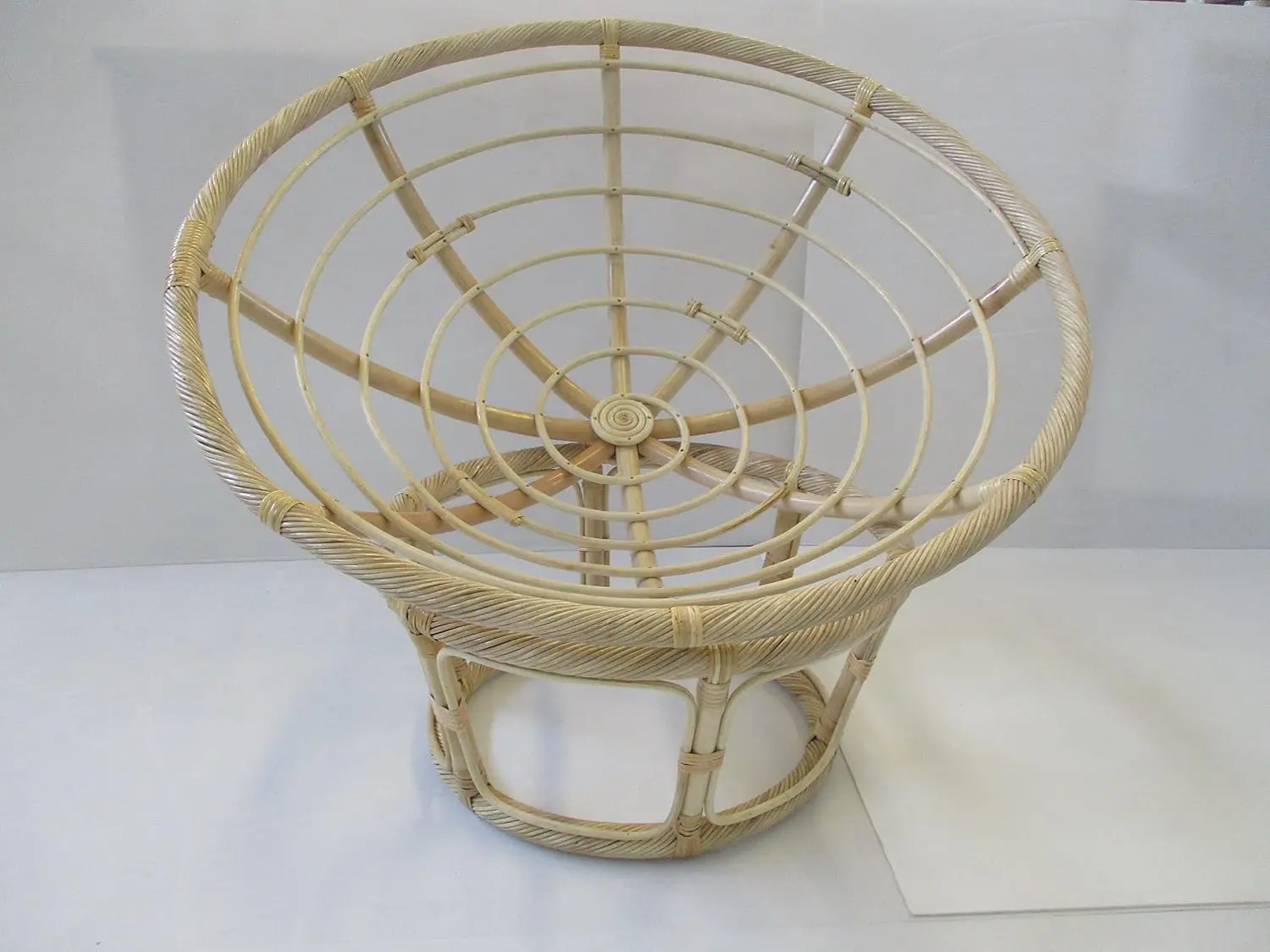Poltrona Papasan in rattan naturale Naturale - 3