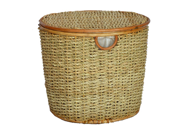 Cesto Portabiancheria Rotondo Cm 45x40 H