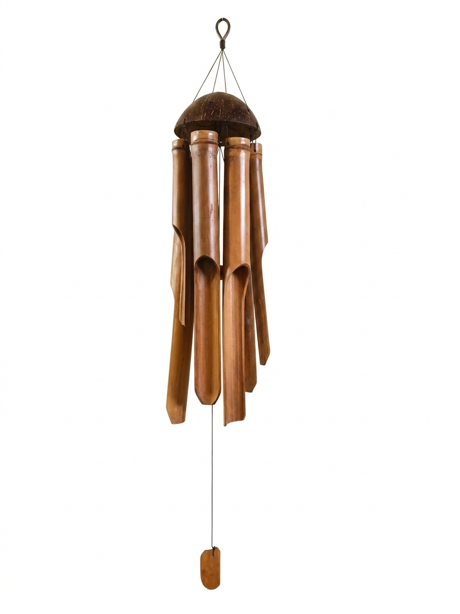 Scaccia Guai Bamboo e Cocco Minimal – 56 cm