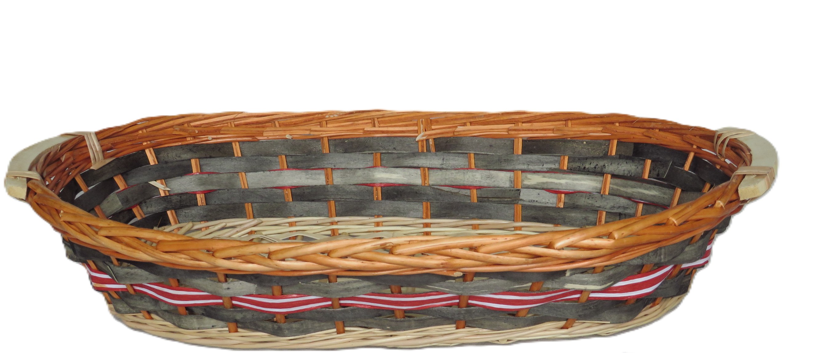 cesto vimini ovale cm 69X40X13 H art 2573