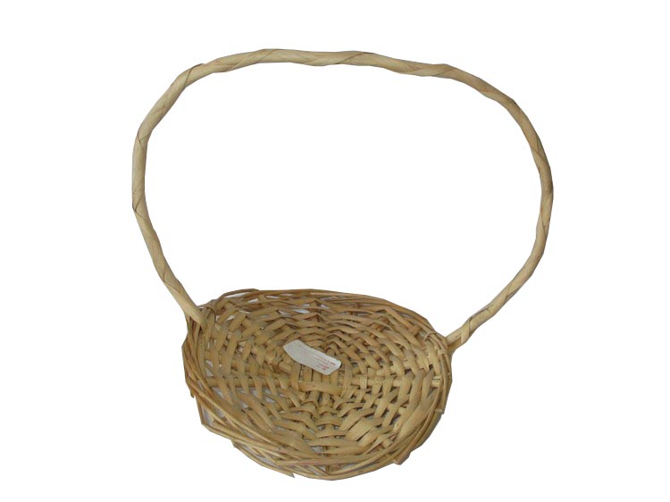 cesto vimini con manico cm 14x16 H