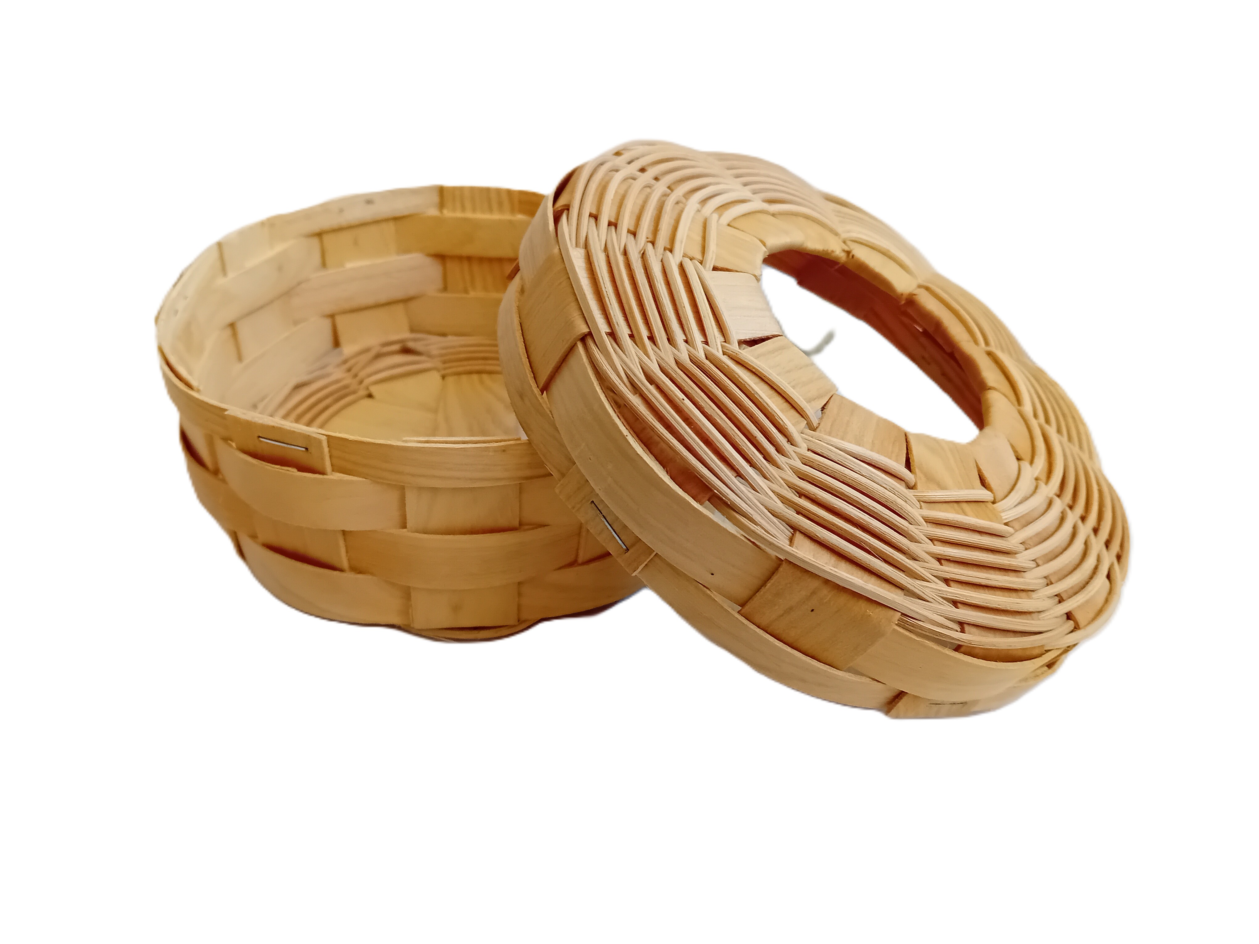 cestino scatola in bambu cm 16x6 H (adatta anche per formaggi )