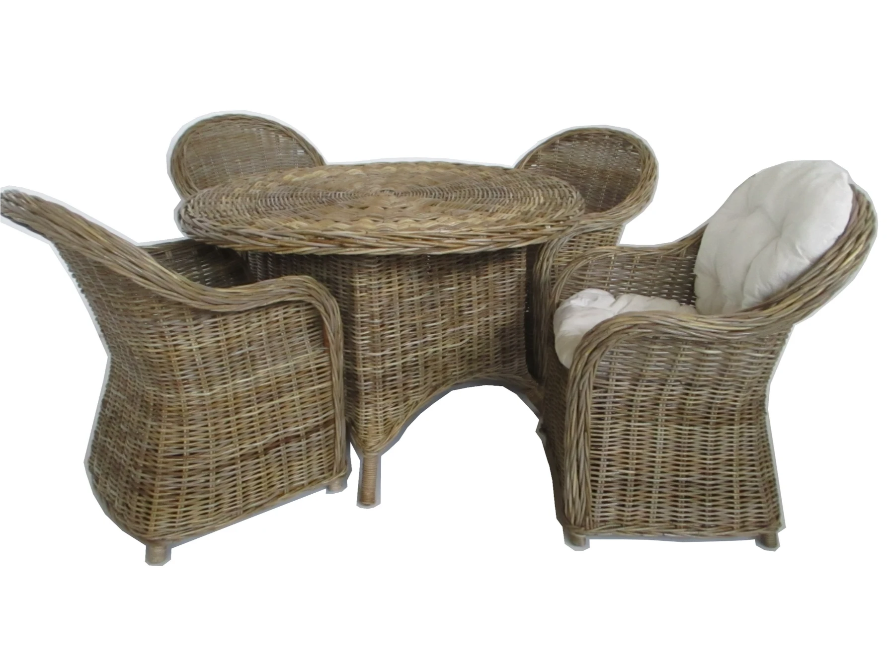 Set Olimpo – Tavolo Conviviale con 4 Poltrone