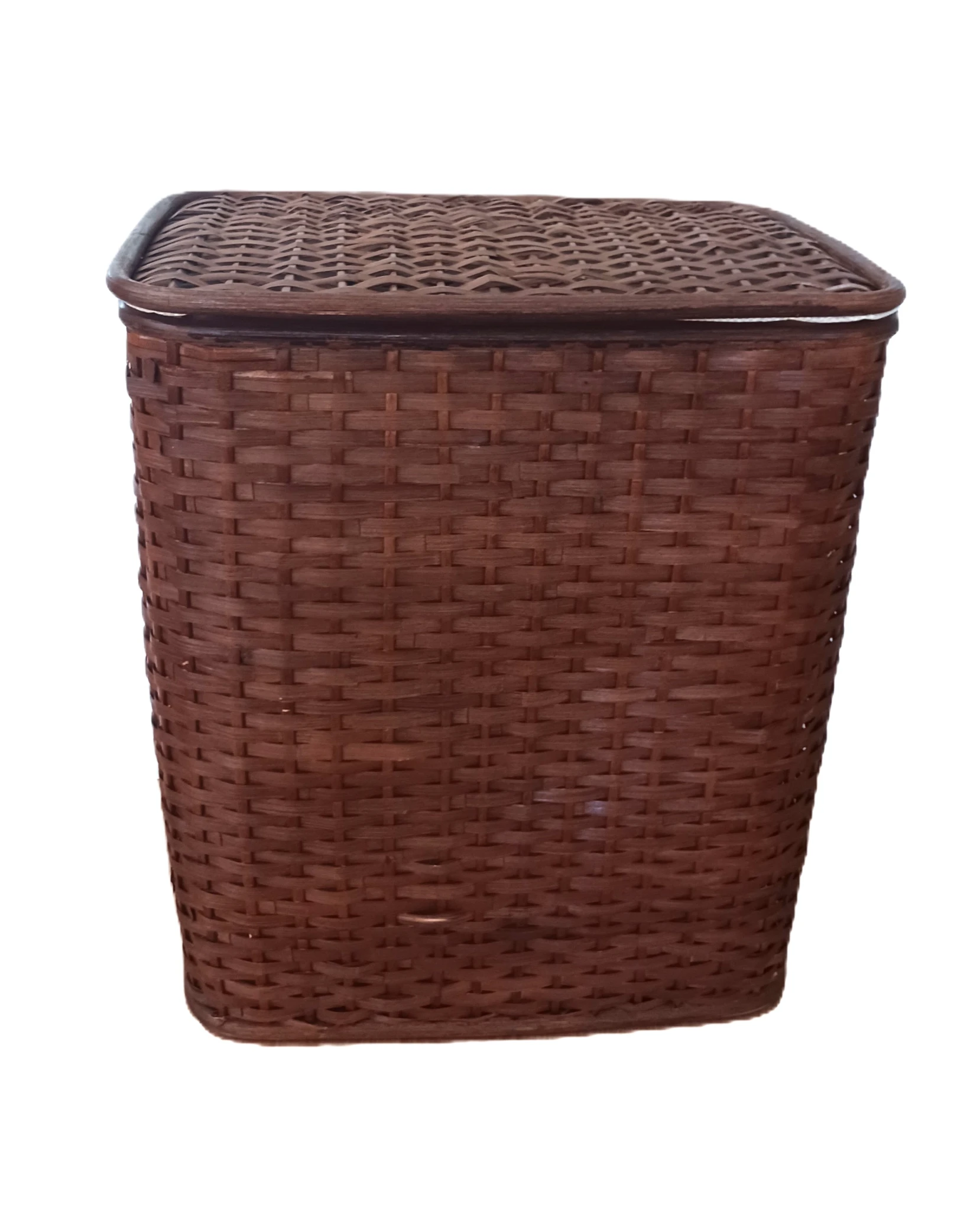 Cesto Portabiancheria in Rattan Cm 50x37x58 H - 4