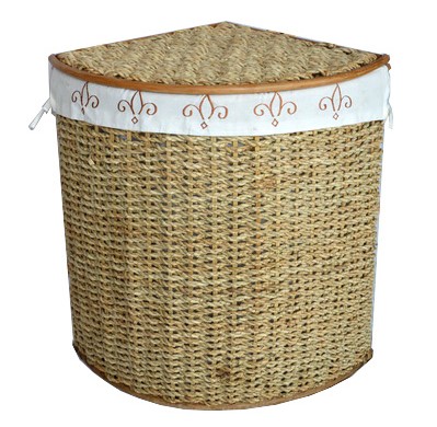 Cesto Portabiancheria ad Angolo Cm 42x42x58 H