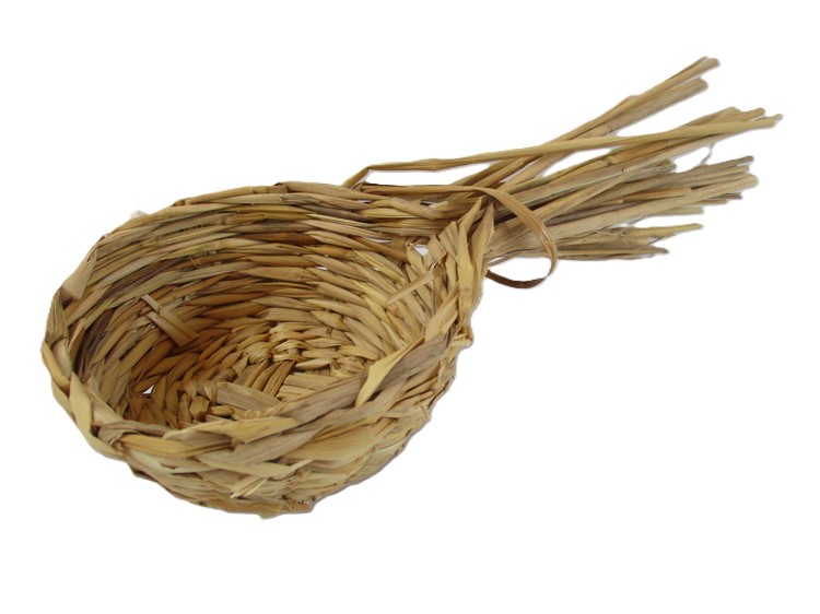 cestino in paglia cm 11x5 misura senza ciuffo