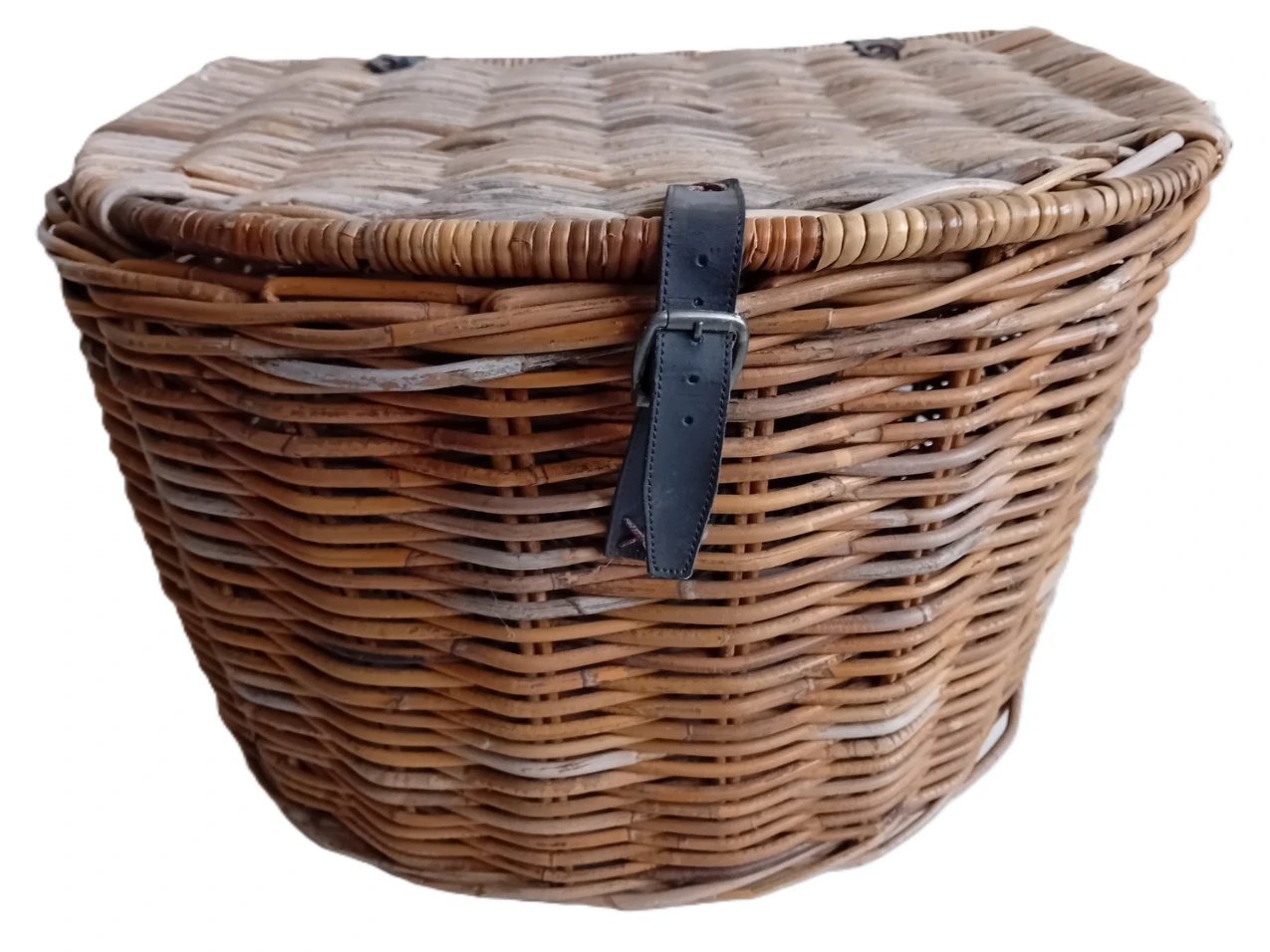 Baule a Mezzaluna in Giunco Cm 65x51x41 H - 4