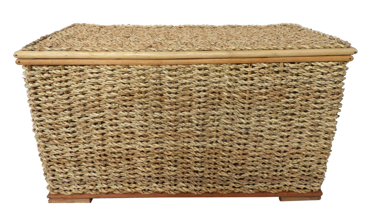 Baule Porta Biancheria in Banano Cm 68x35x40 H