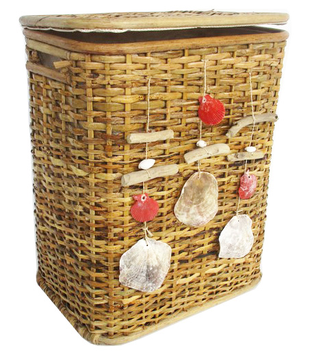 Cesto Porta biancheria Nature Cm 40x28x53 H