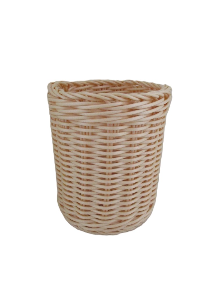 cestino porta grissini  in vimini sintetico cm 11,5x13,5 H