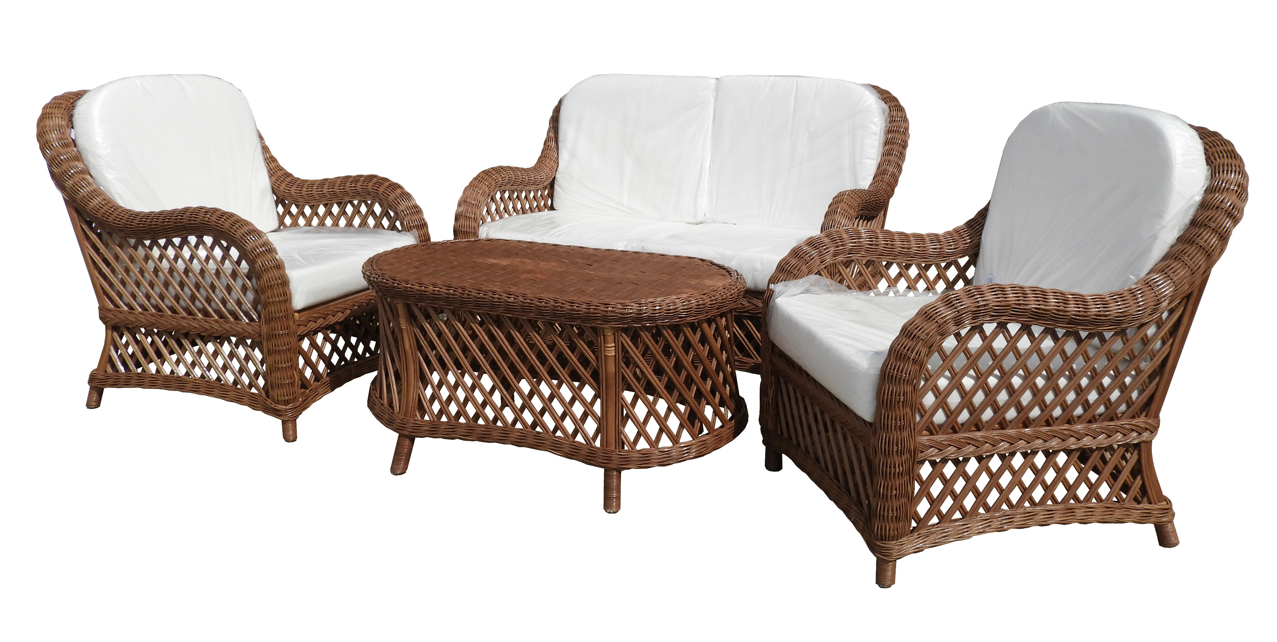 Salotto Crystal Noce 4 posti