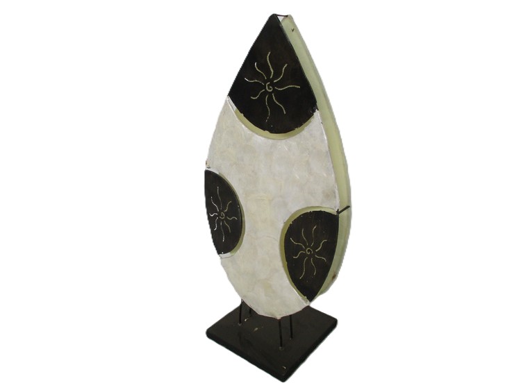 Lampada da tavolo con madreperla