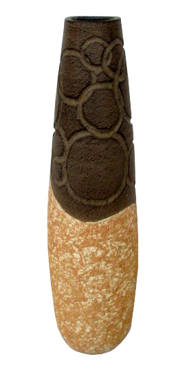 vaso terracotta stilizzato 2 colori
