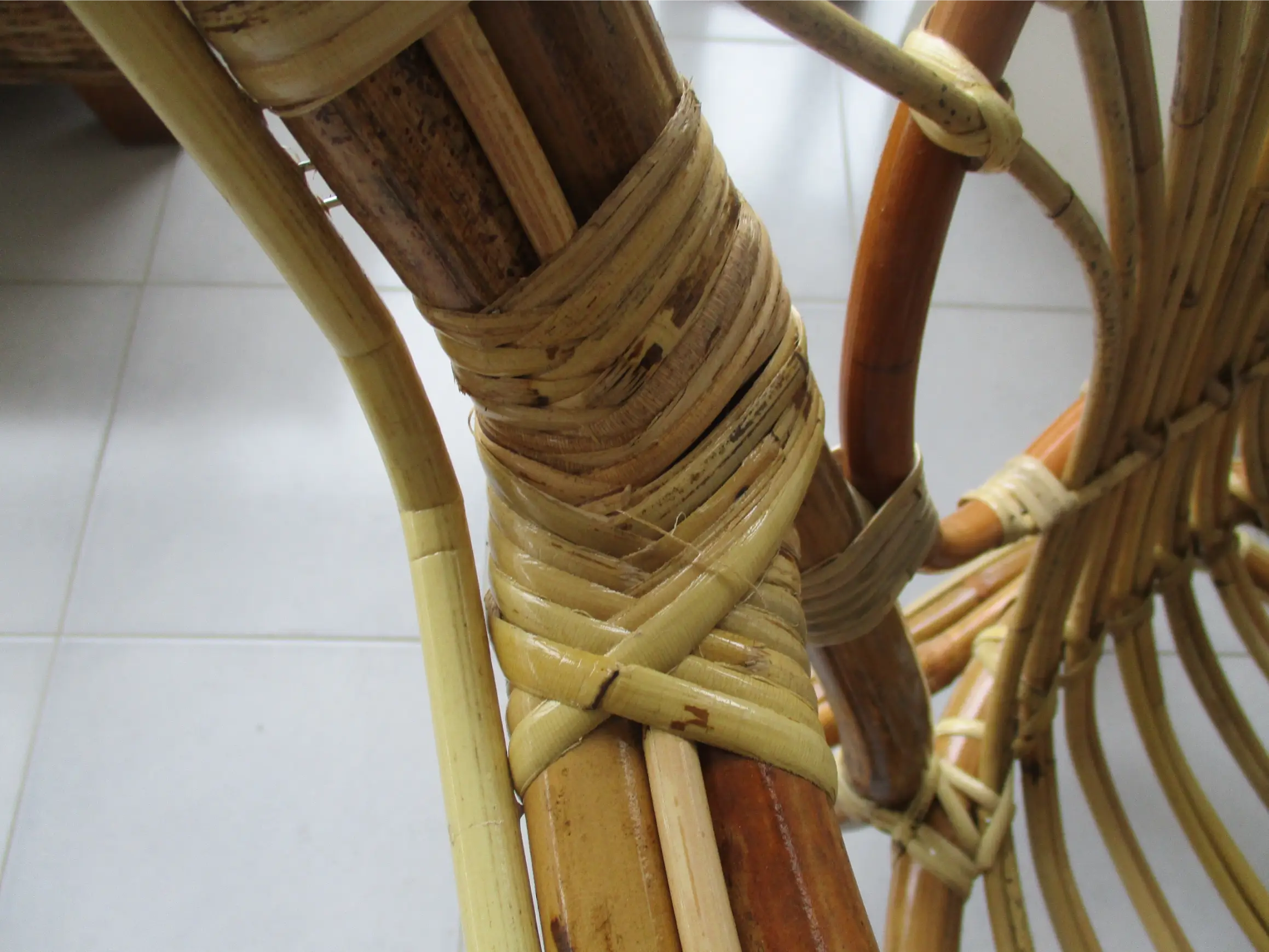 Poltrona Sole in rattan naturale vimini  – Eleganza Radiosa in Rattan e Manao Rinforzato - 3