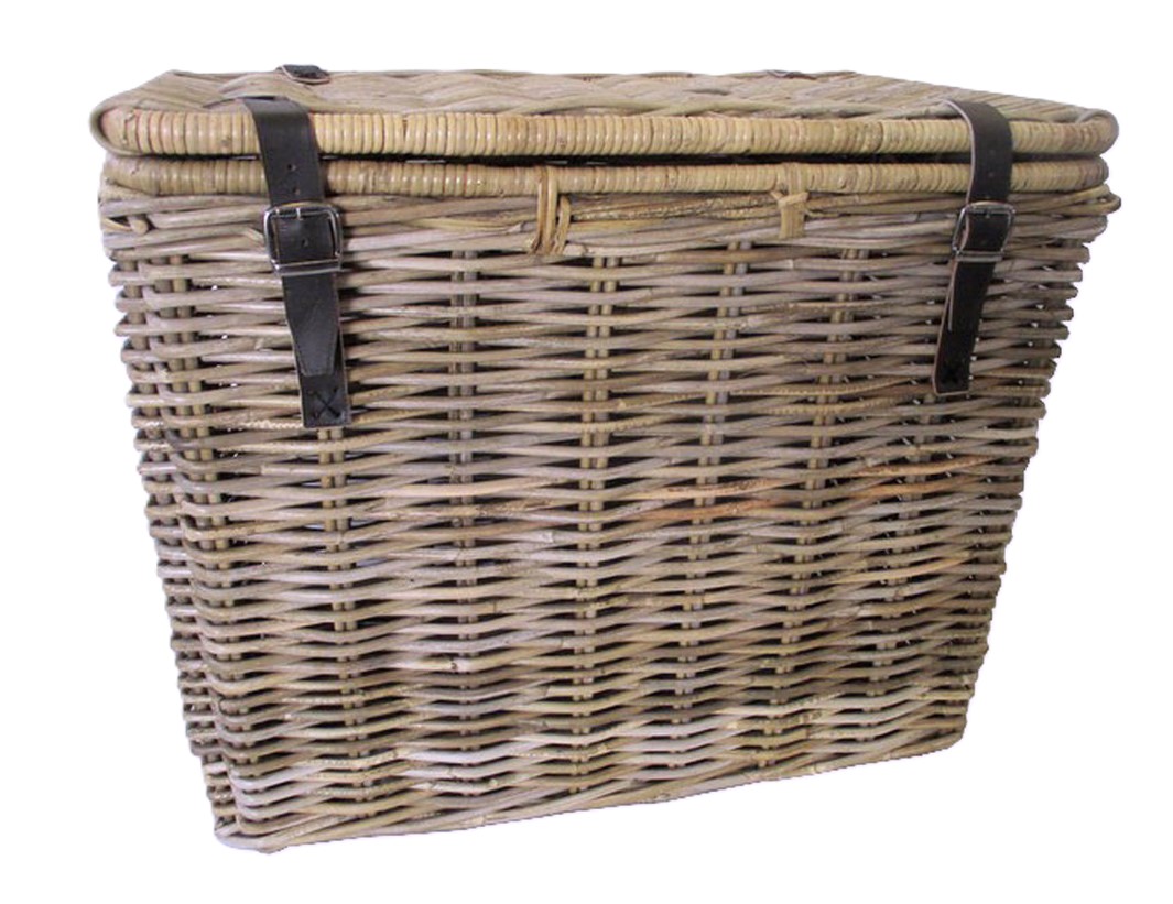 Baule Professionale in Giunco Kubu Grey Cm 40x67x54 H