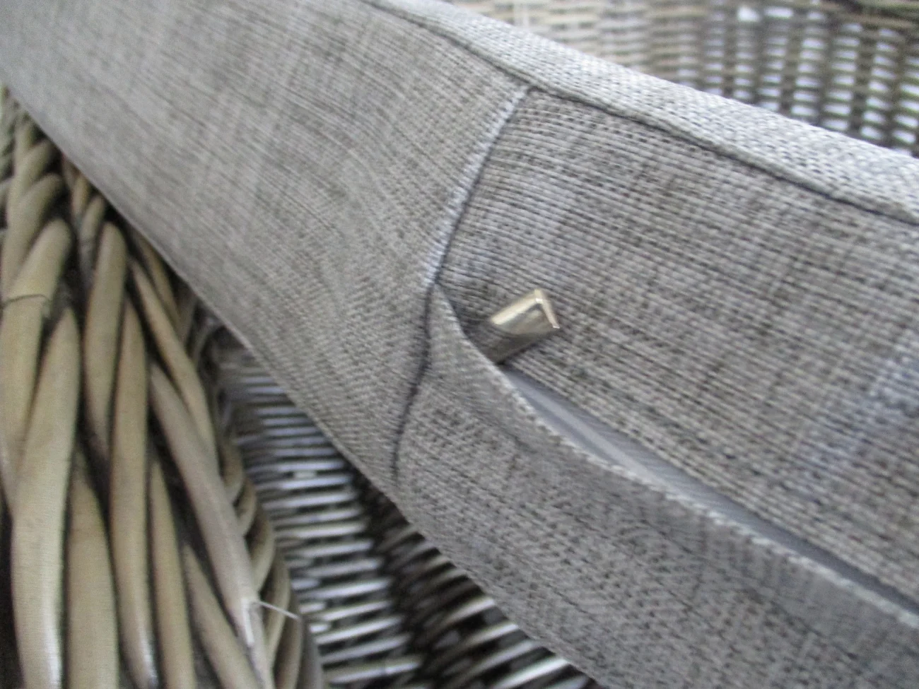 Poltrona in rattan naturale vimini Malindi – Fascino Tropicale in Giunco Kubu Grey