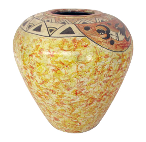 vaso anfora terracotta multicolor