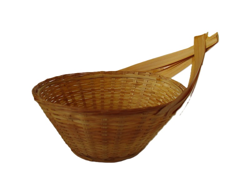 cestino in bambu ovale cm 8,5x10x5 H