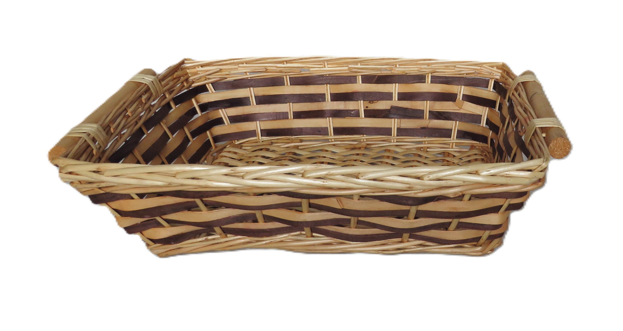 cesto vimini rettangolare cm 55x40x13 H art 2473