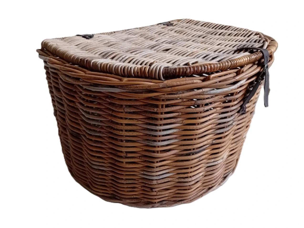 Baule a Mezzaluna in Giunco Cm 51x41x36 H - 3