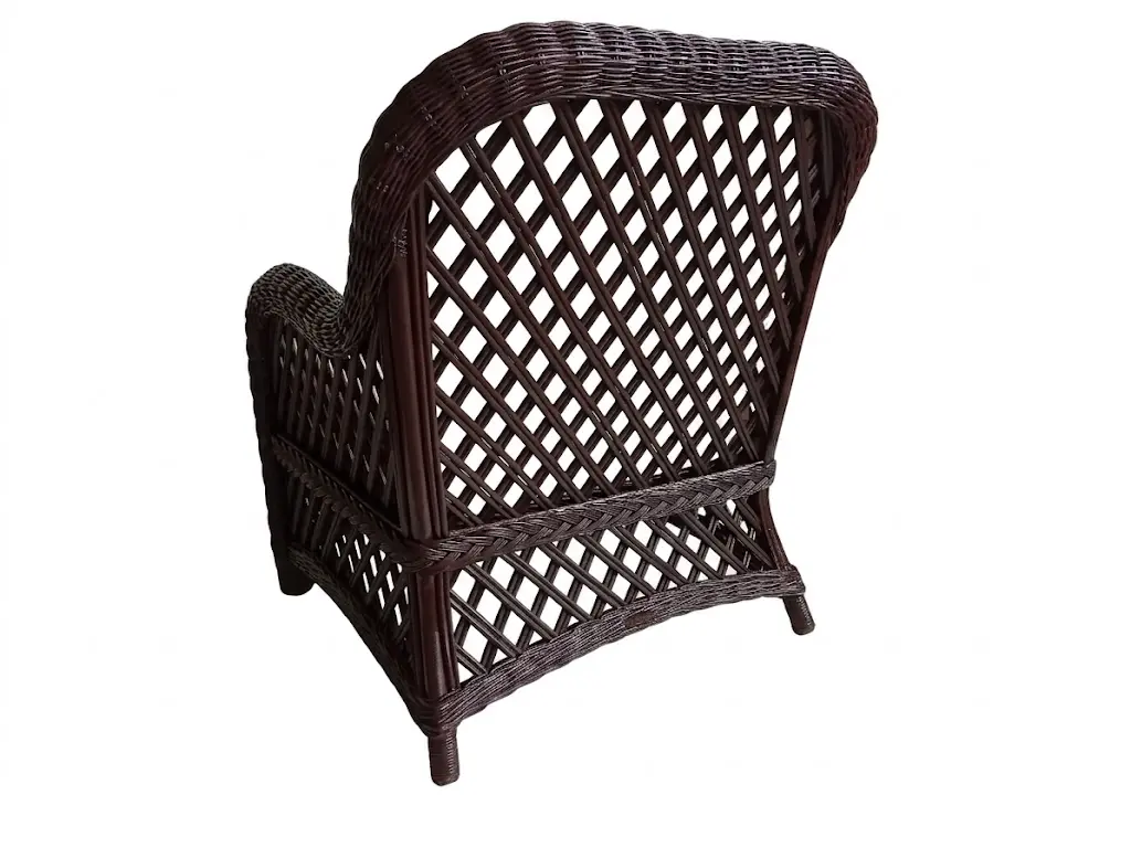 Poltrona in rattan naturale noce vimini Crystal