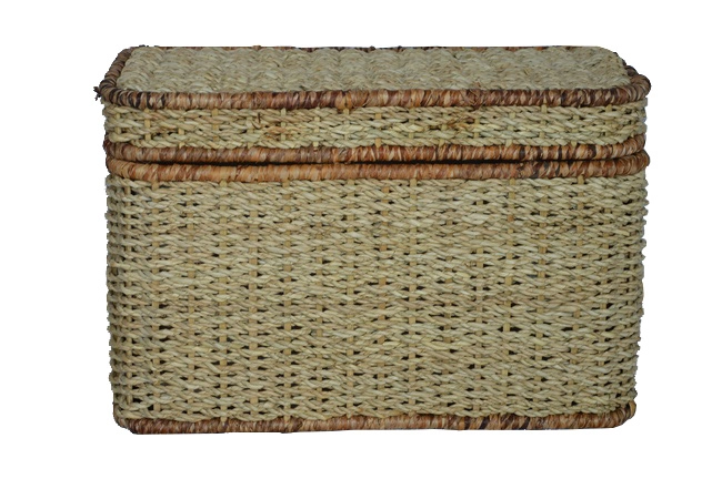 Baule Portabiancheria in Banano Cm 66x40x45 H
