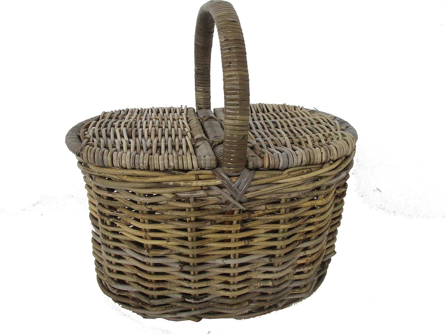 cesto pic nic in rattan naturale ovale