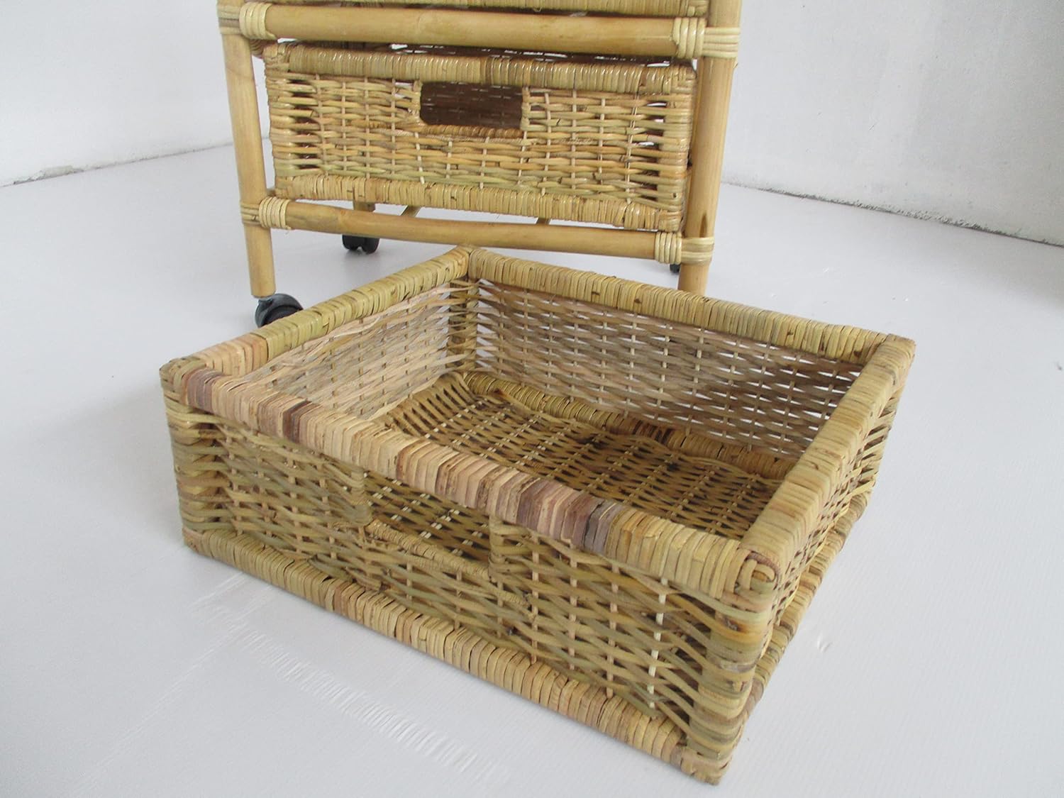 cassettiera rattan naturale 4 cassetti art ck7004 - 3