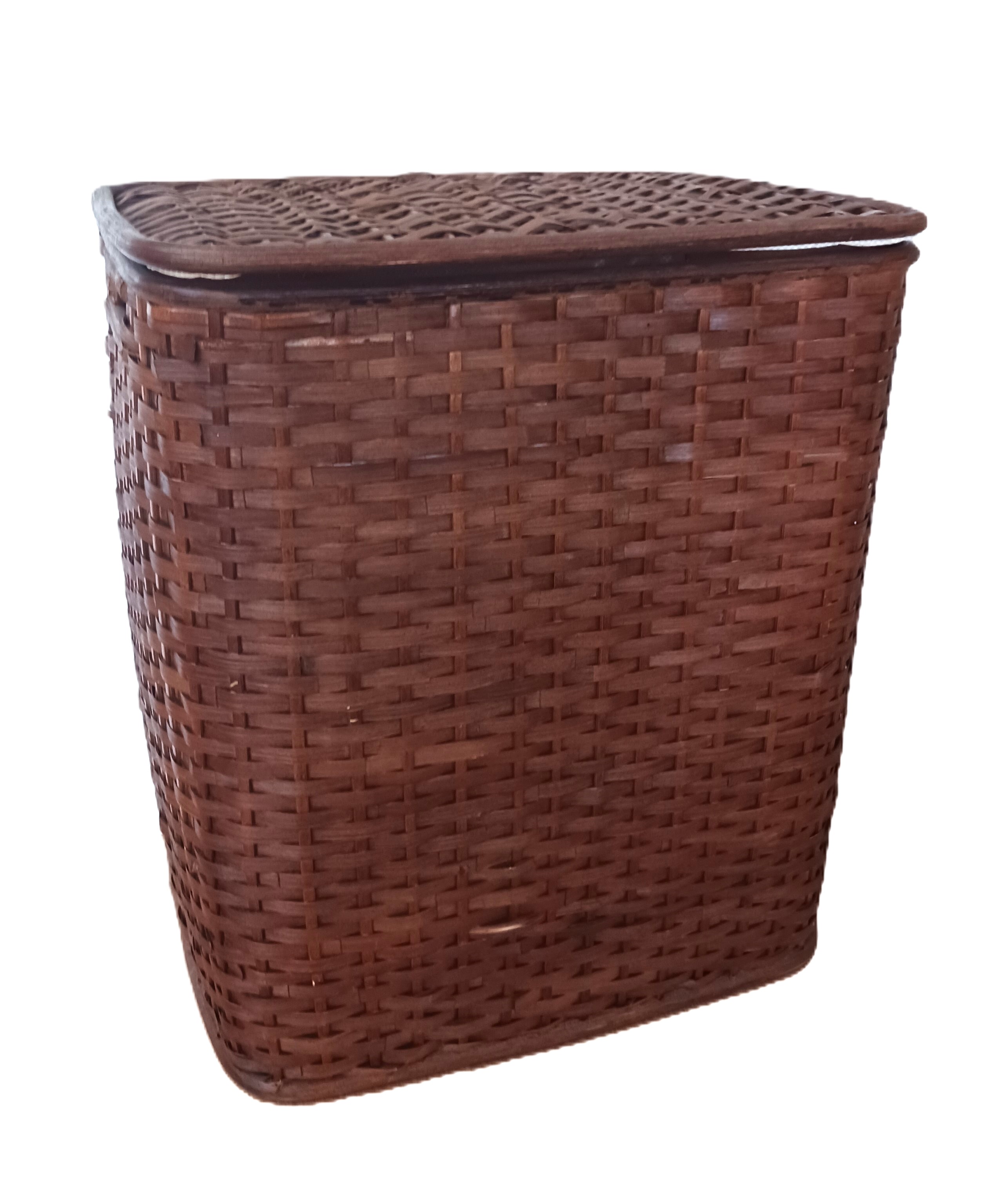 Cesto Portabiancheria in Rattan Cm 45x31x55 H