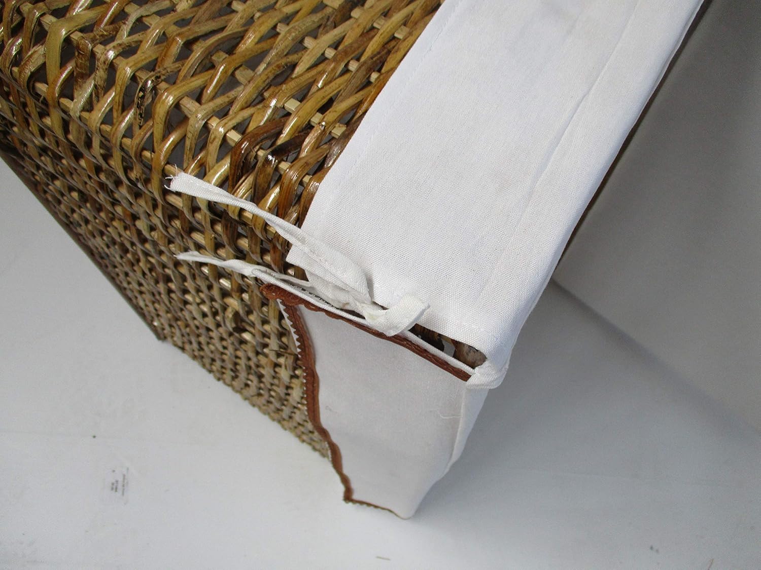 Baule Multiuso in Rattan Naturale Cm 60X37X40 H - 5
