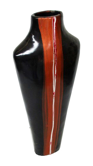 vaso terracotta ovale stilizzato cm 100