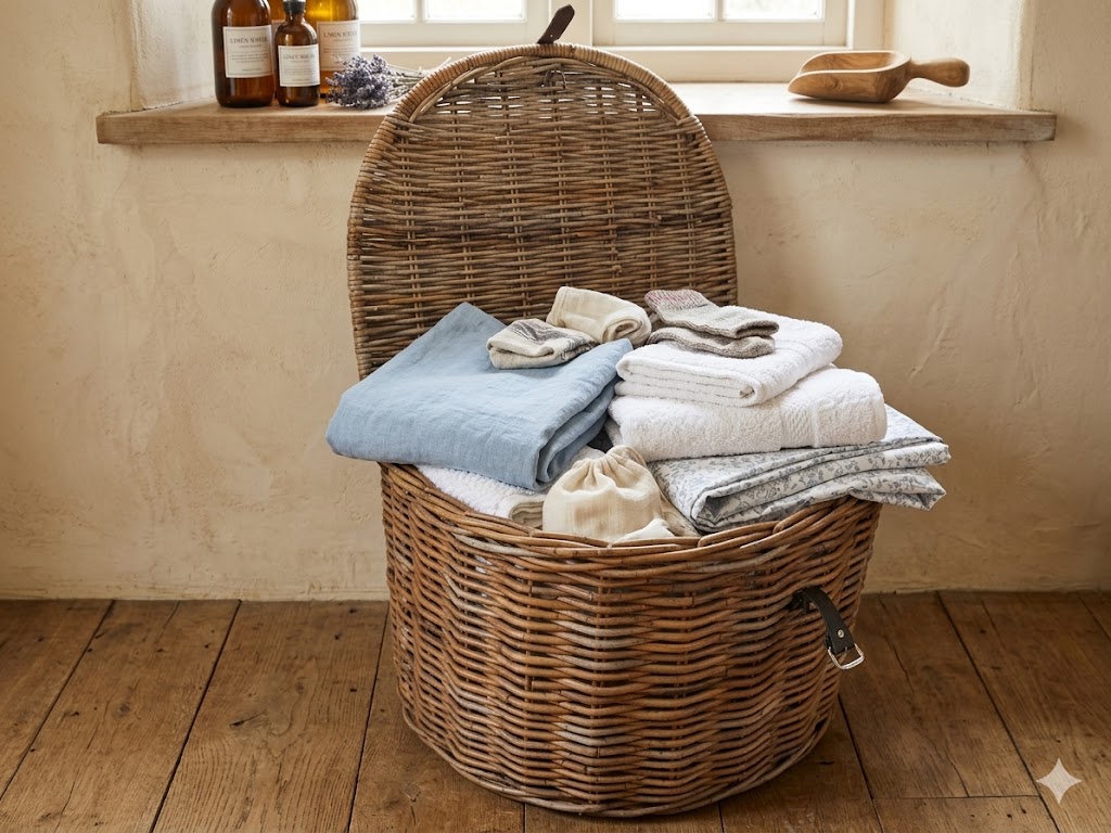 Baule a Mezzaluna in Giunco Cm 51x41x36 H