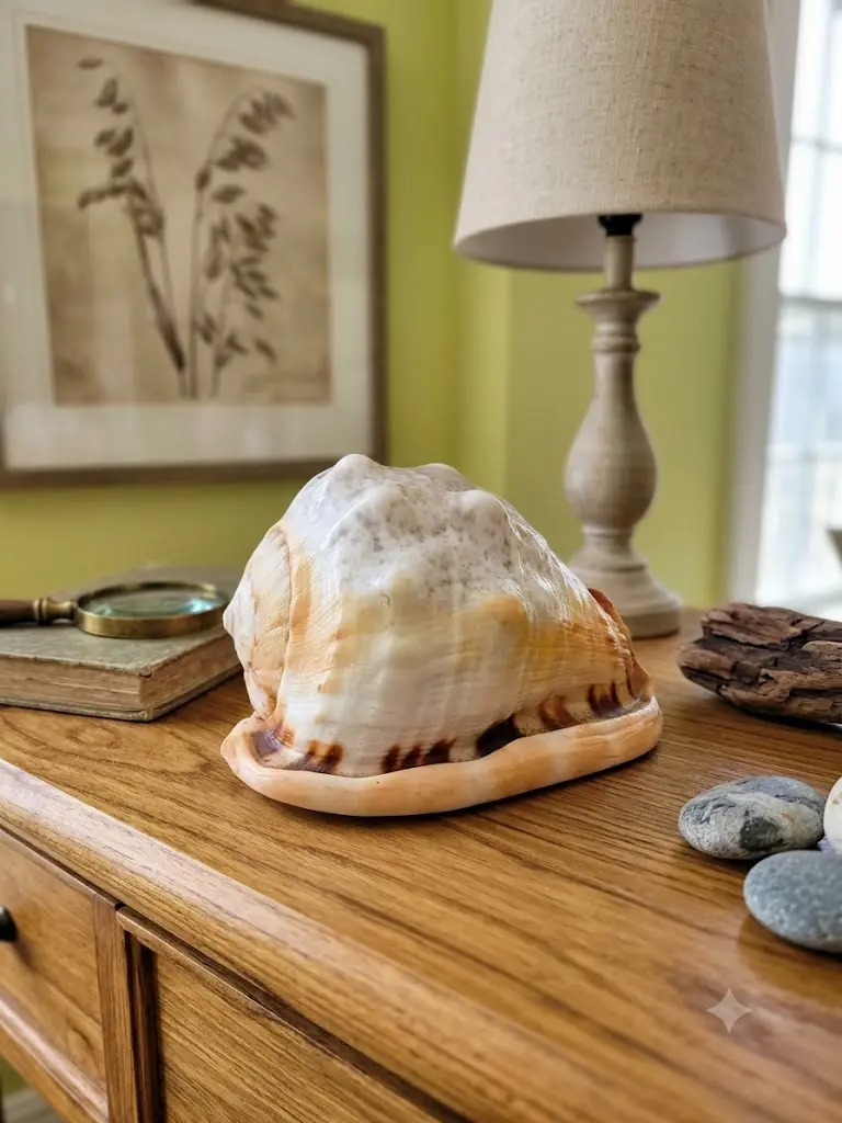 Conchiglia Naturale Ornamentale da Collezione – 13x9x9 H cm