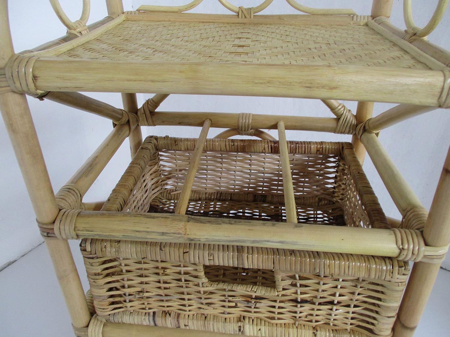 cassettiera rattan naturale 4 cassetti art ck7004 - 5
