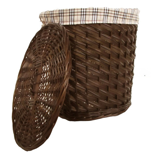 Cesto Porta Biancheria Ovale Cm 40x32x42 H