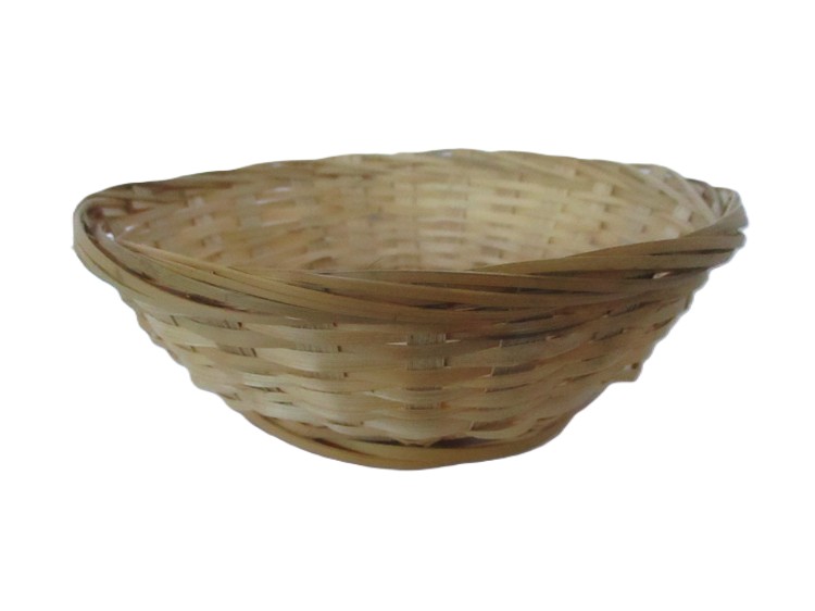 cestino porta pane bambu cm 20x6 H