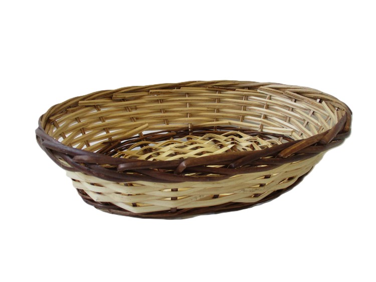 cesto vimini ovale cm 36x29x10 H art70452a