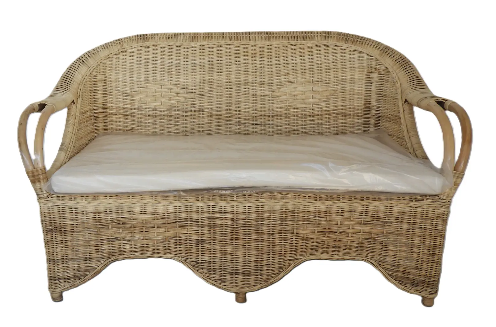 Salotto rattan naturale vimini Riva 4 posti - 4