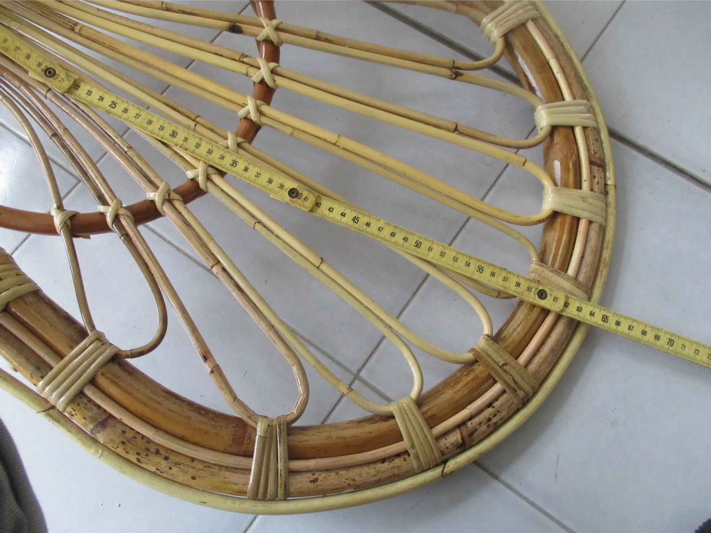 Poltrona Sole in rattan naturale vimini  – Eleganza Radiosa in Rattan e Manao Rinforzato
