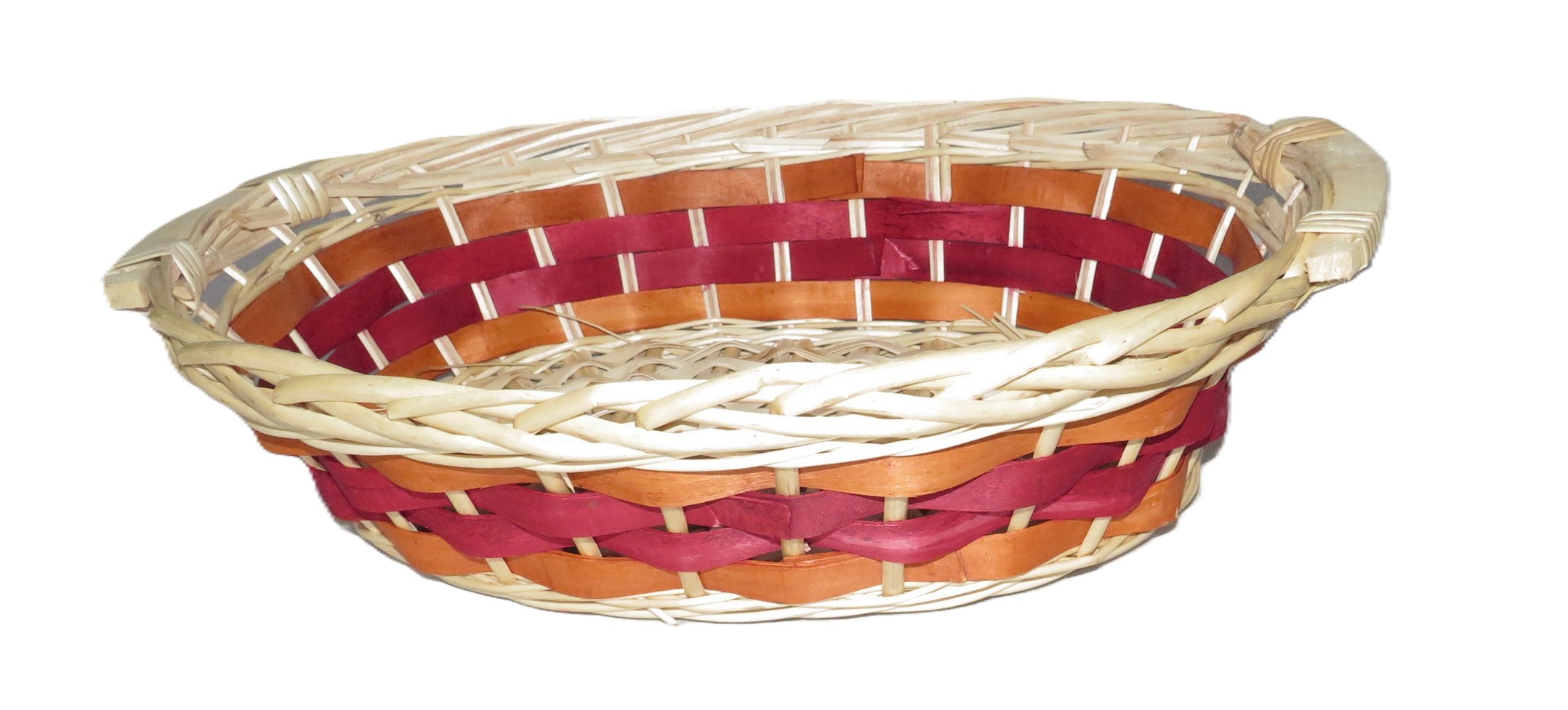 cesto vimini ovale cm 50x36x12 H art 2461B