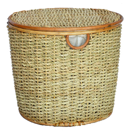 Cesto Portabiancheria Rotondo Cm 52x45 H