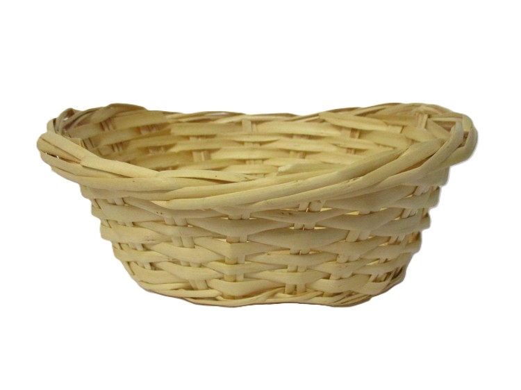 cestino ovale vimini cm 18x14x8 H