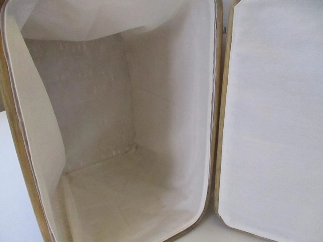 Cesto Porta Biancheria in Rattan Cm 46x32x40 H