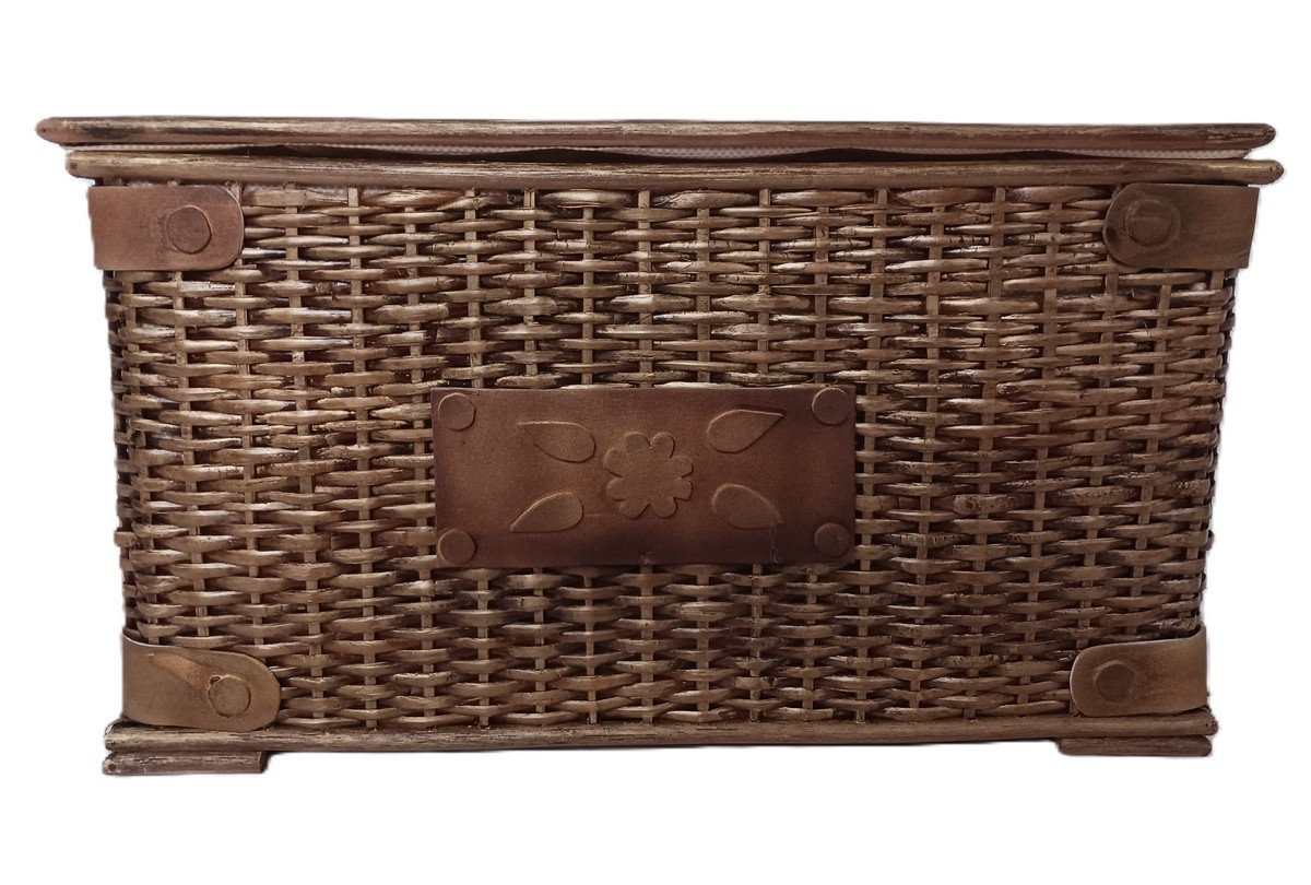 Baule in Rattan Antik Cm 69x39x40 H