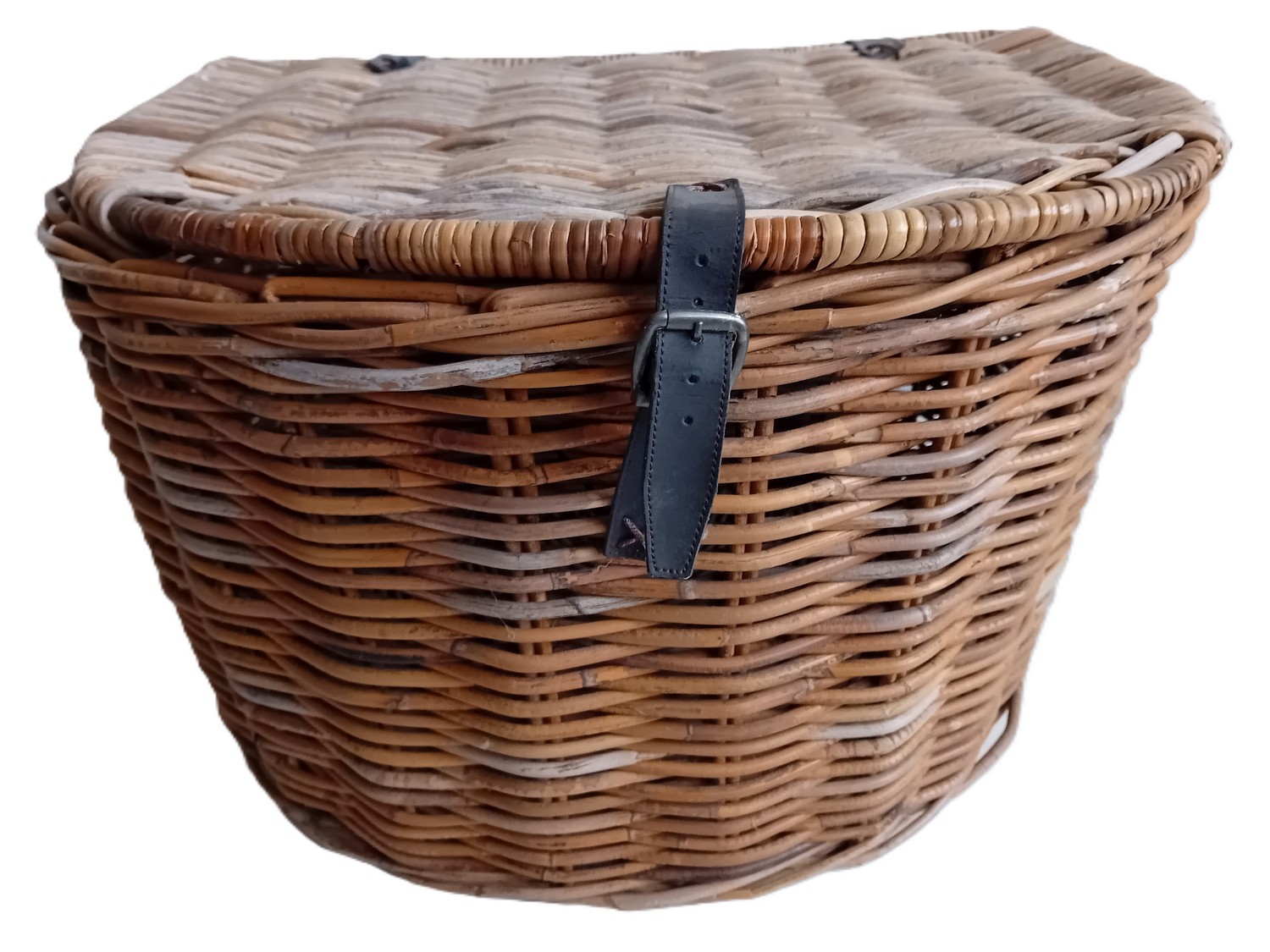 Baule a Mezzaluna in Giunco Cm 51x41x36 H