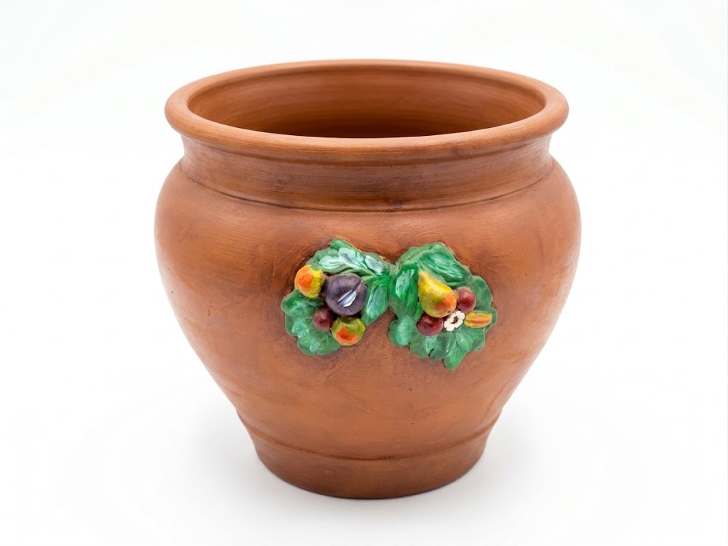 vaso anfora in terracotta cm 43