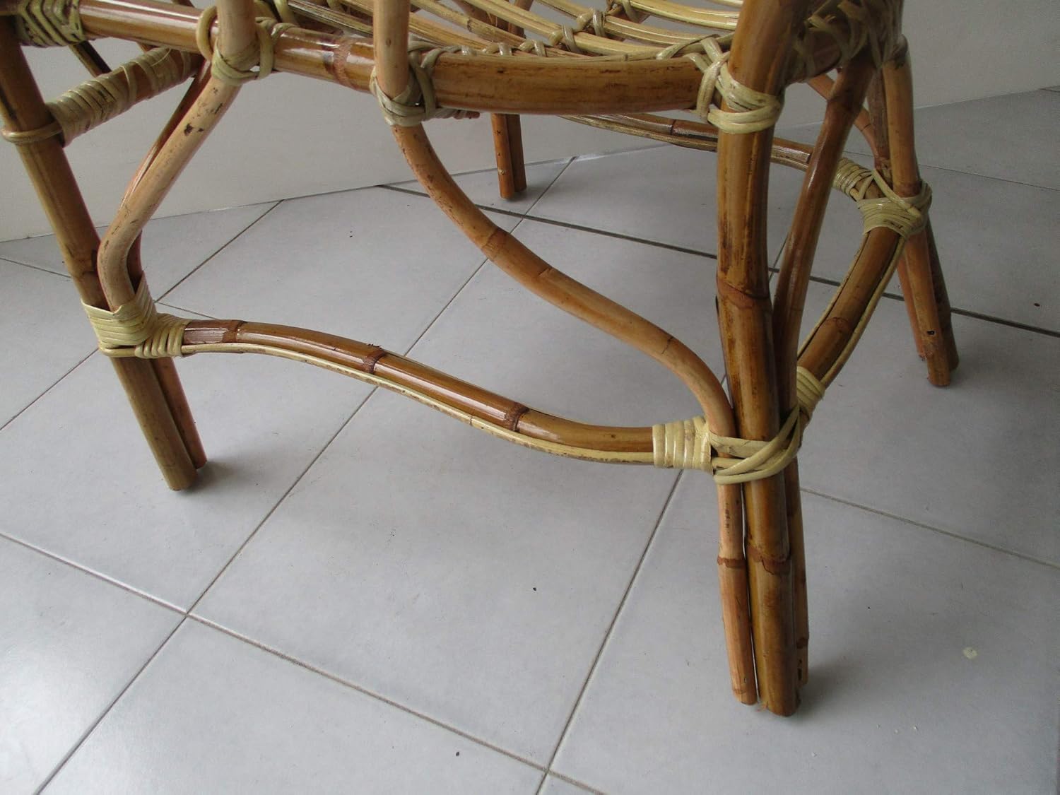 Poltrona Sole in rattan naturale vimini  – Eleganza Radiosa in Rattan e Manao Rinforzato - 5