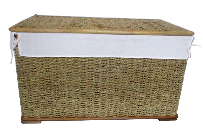 Baule Porta Biancheria in Banano Cm 68x40x40 H